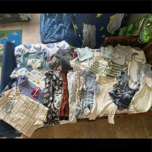 0-3 month baby boy lot